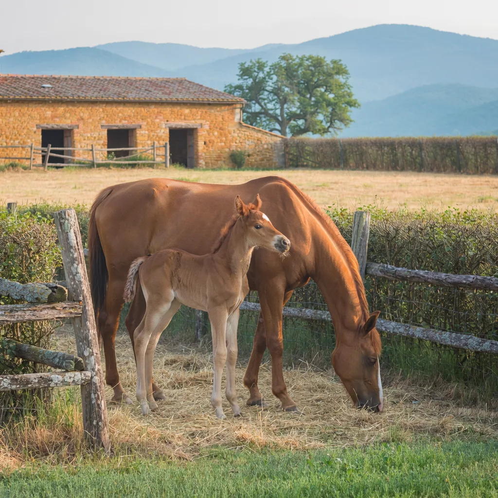 Élevage de chevaux, Les Poneys de la Fontaine, Saint-Julien-le-Roux